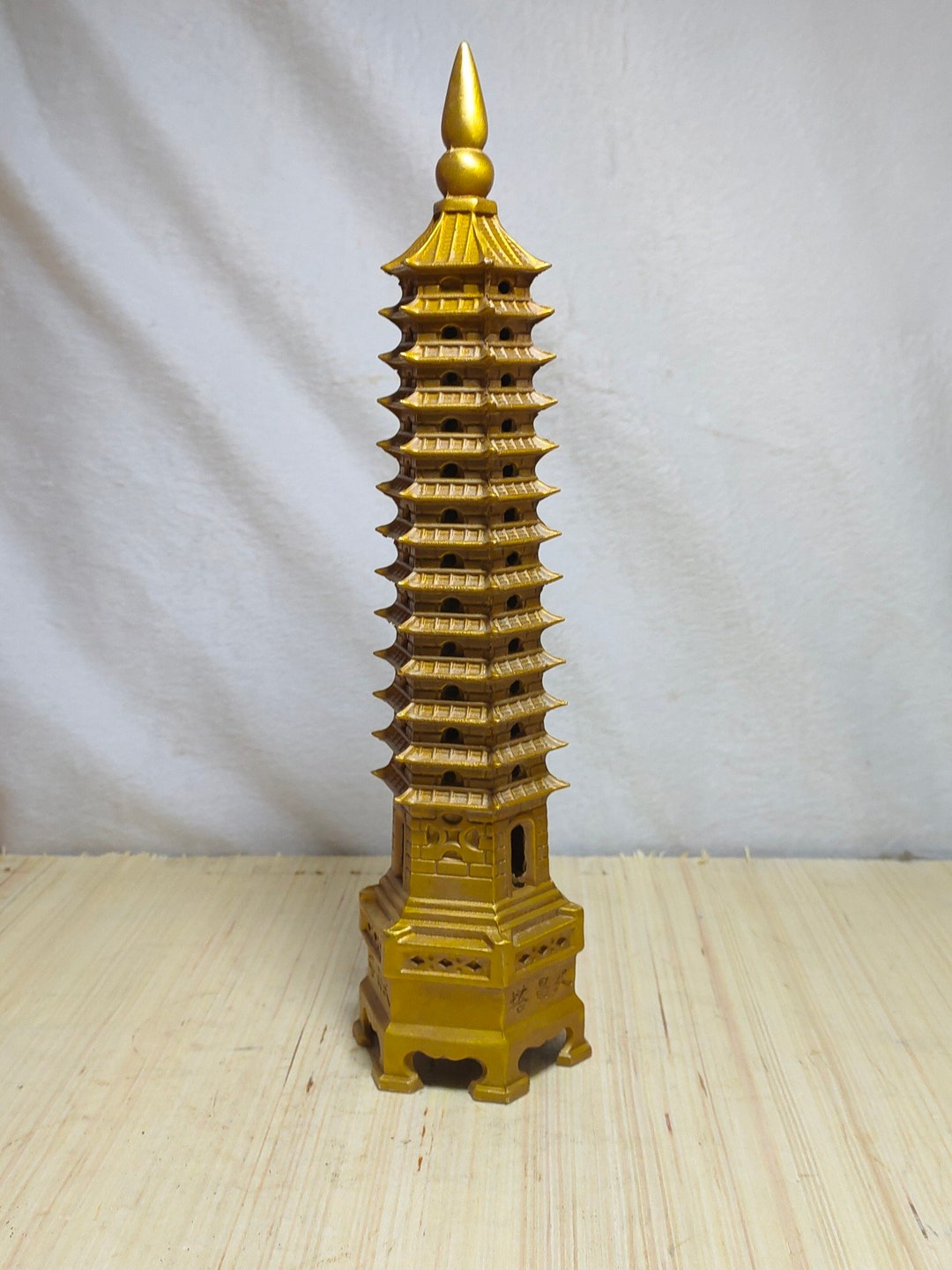 Ancient Chinese Sculptures of the Pure Copper Wenchang Tower Etsy
