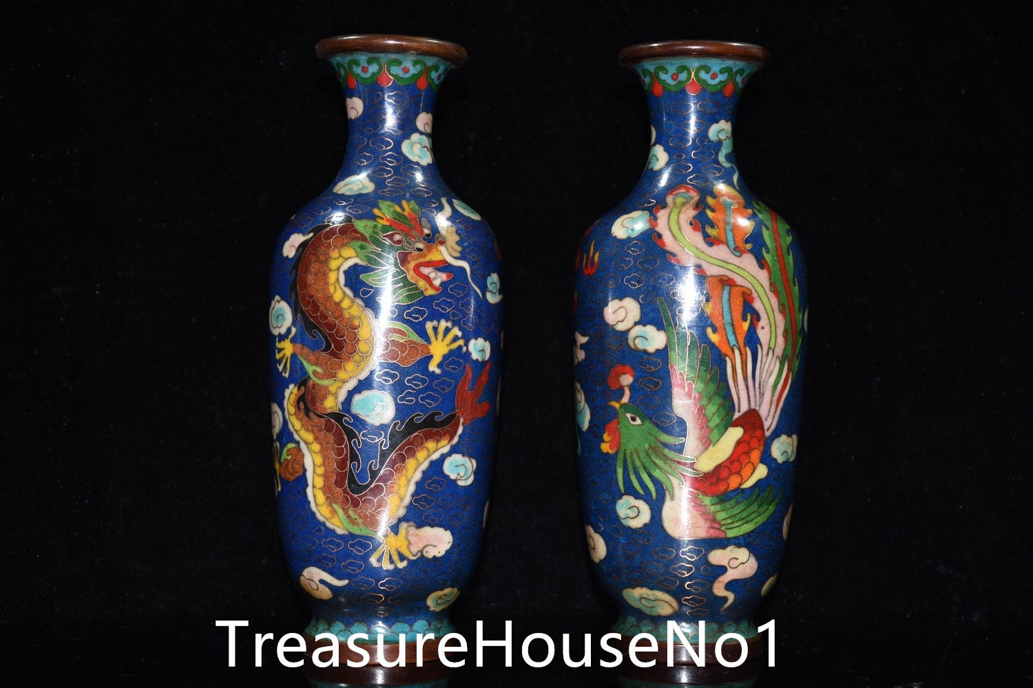 Cloisonne DIY Kit Suitable for Beginners,dragon and Phoenix Cloisonne DIY  Kit,diy Home Decoration,including All Tools 