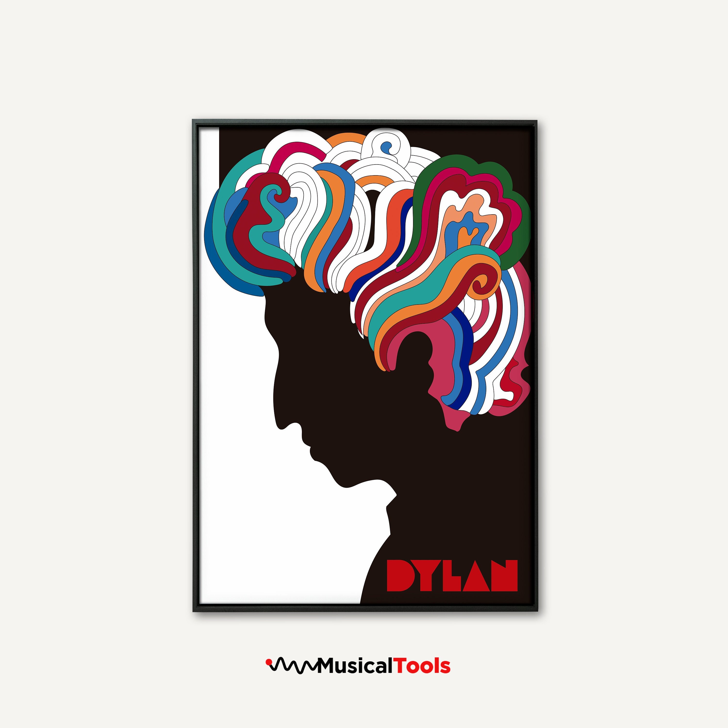 ボブ・ディラン Bob Dylan アートポスター シルクスクリーン