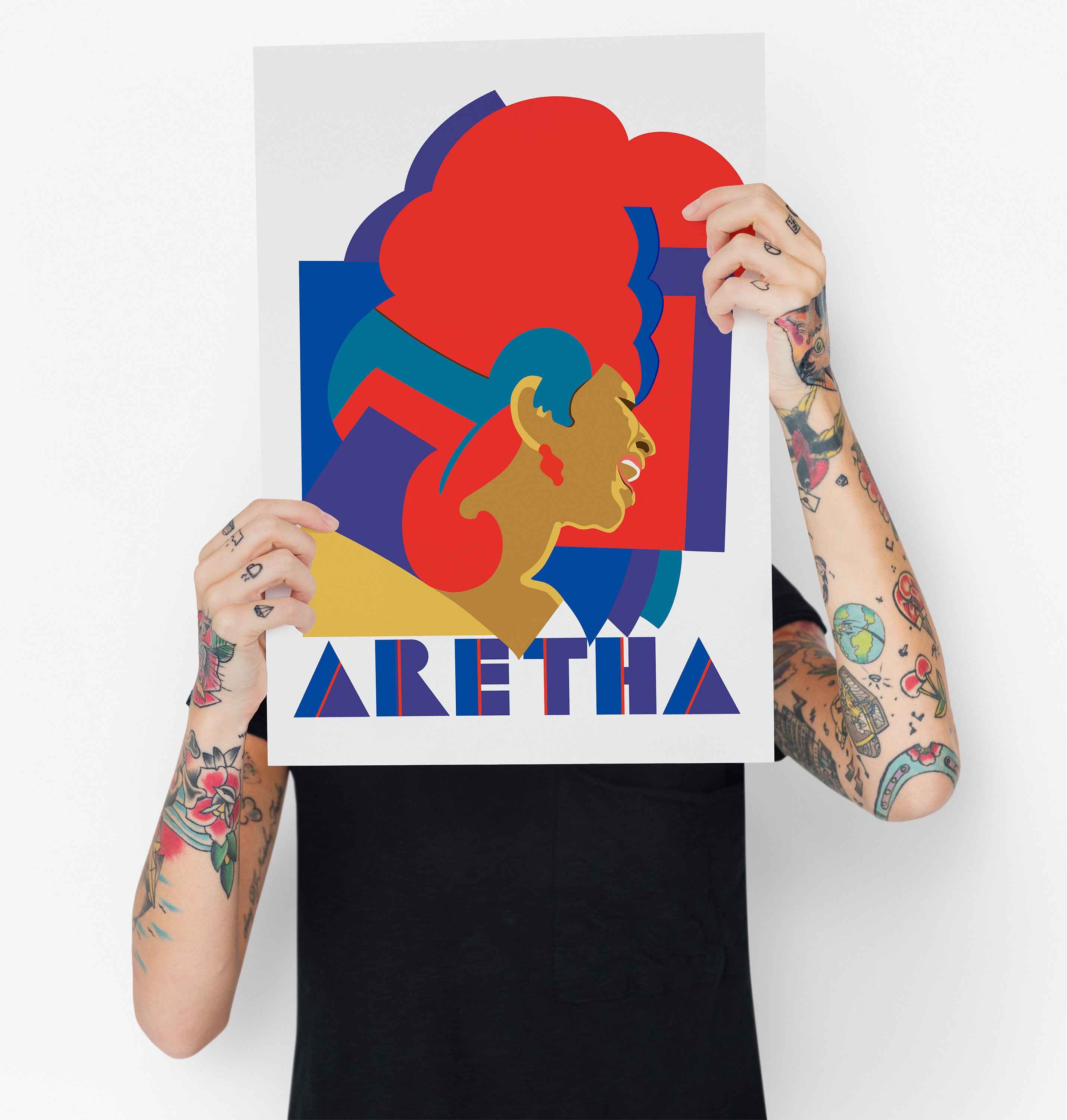 額装品/アレサ フランクリン/アート/ポスター/インテリア Amazon.co.jp: Aretha Franklin アレサ・フランクリン 歌手写真