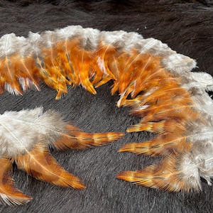 25 plumas, 6-10 cm, plumas naturales de colores, grandes plumas decorativas, plumas de gallo raras, plumas para ramos de Pascua, decoración de Pascua con plumas