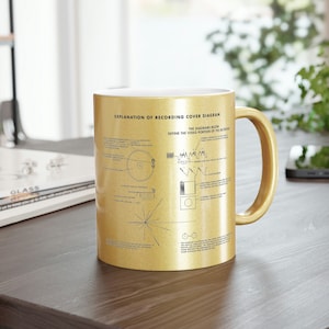 Voyager Golden Record Metallic Mug (SilverGold)