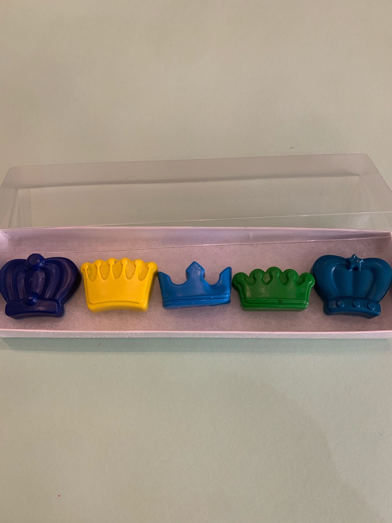 Crown Crayons customized in a gift box Princesses Etsy