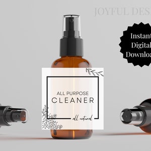 All Purpose Cleaner Label - Digital Download