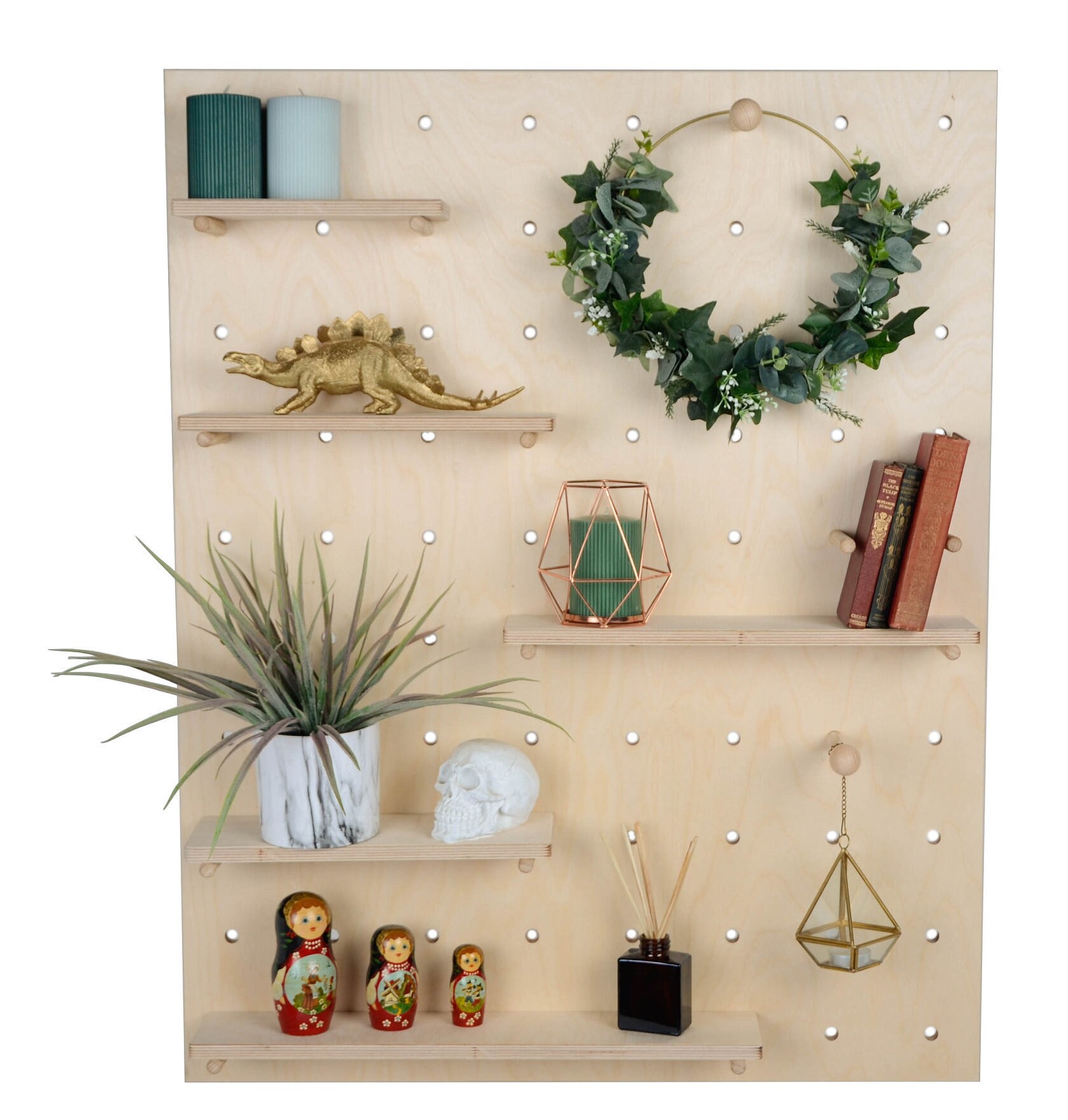 Giant Natural Wooden Pegboard Etsy UK