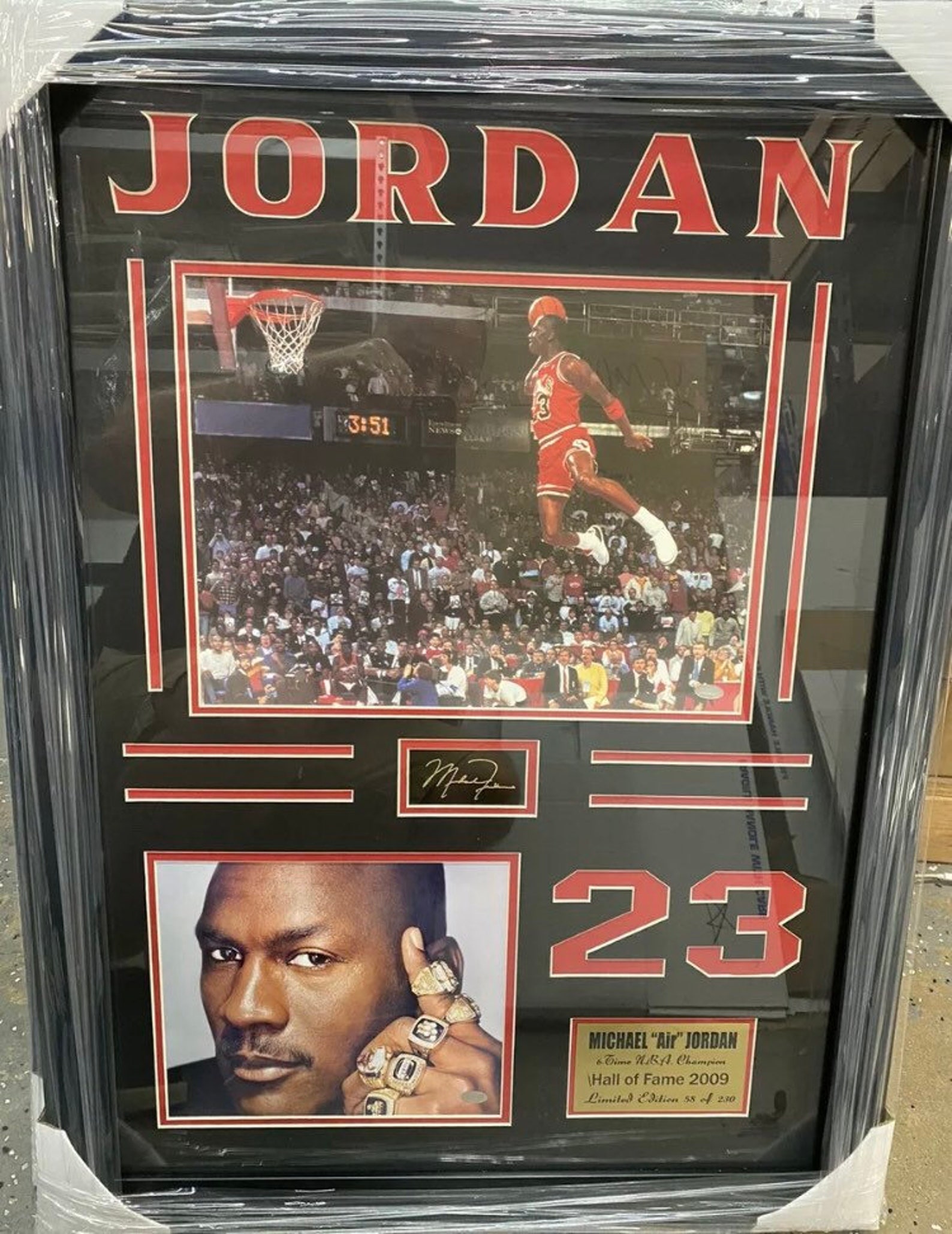 Michael Jordan Framed Collage Etsy