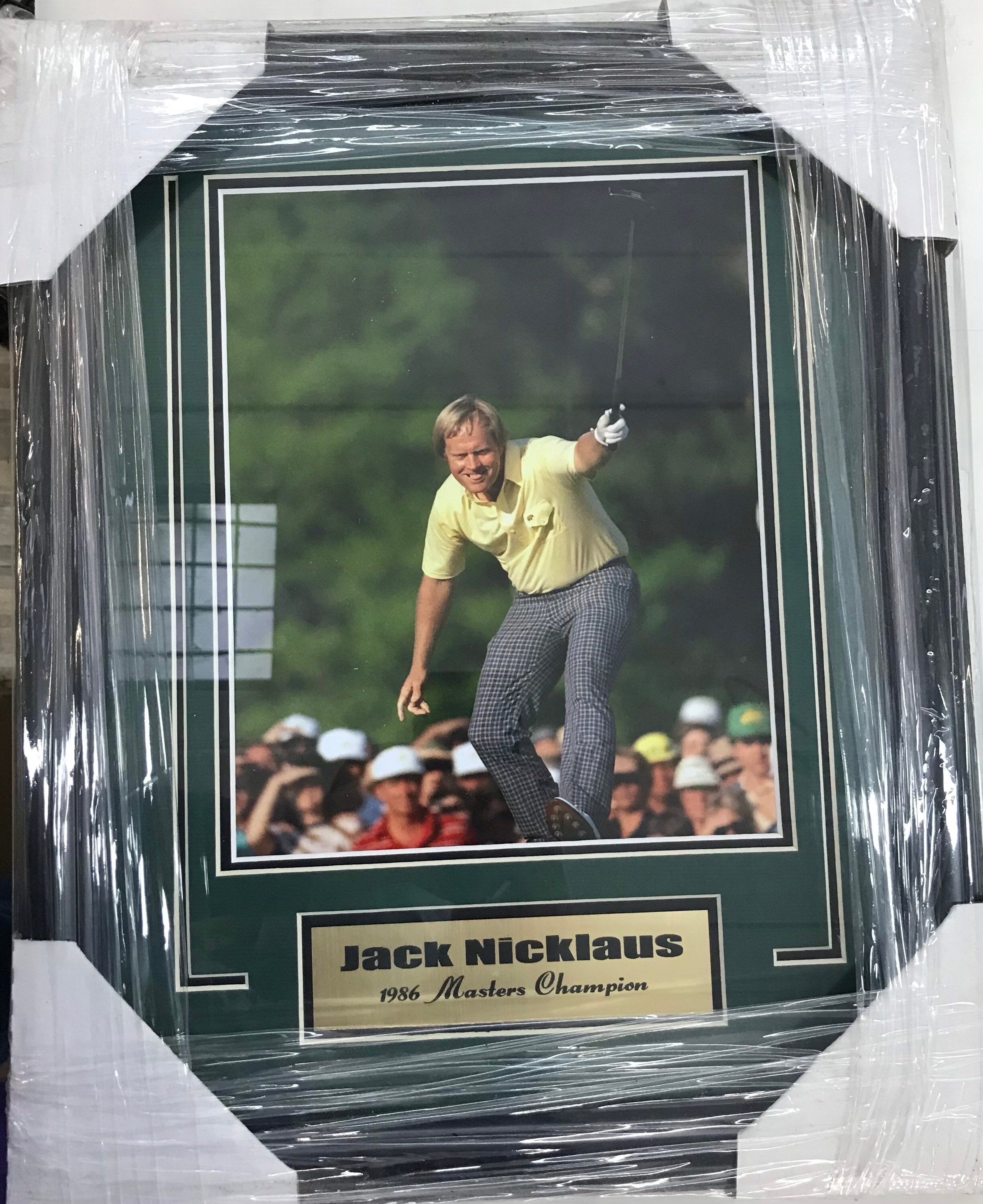 Jack Nicklaus 1986 Masters Champ Playing Golf Framed Etsy