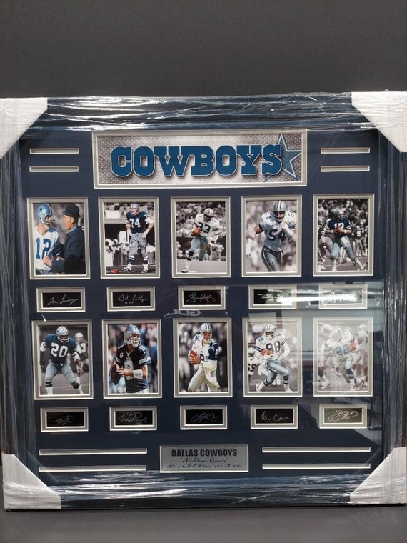 Dallas Cowboys All Time Greats Collage Etsy