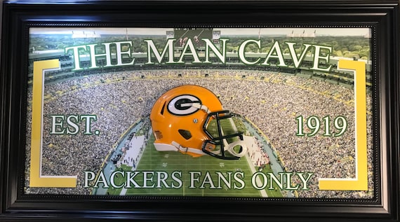Green Bay Packers Man Cave Frame | Etsy