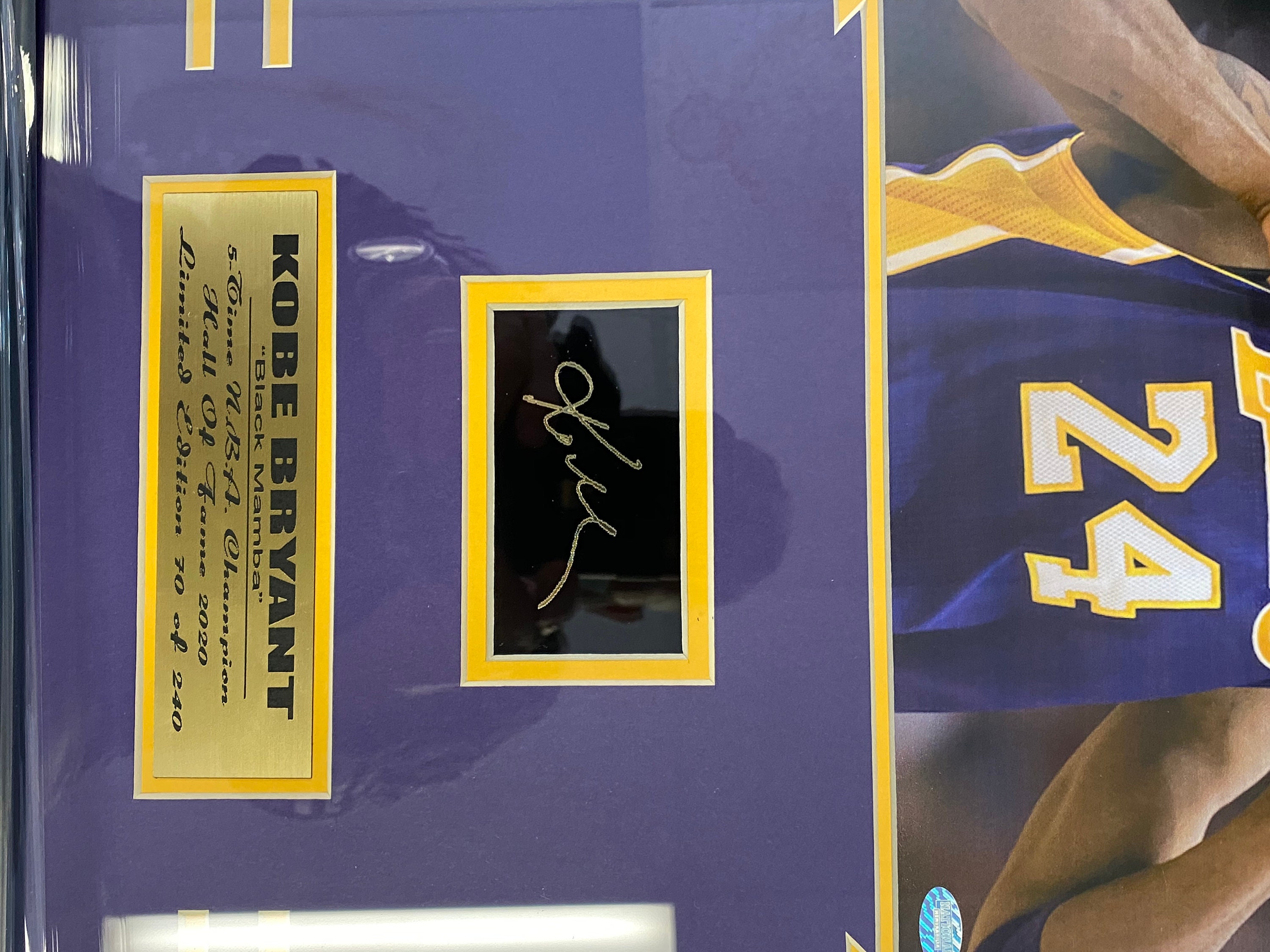 Kobe Bryant Limited Edition Frame Etsy