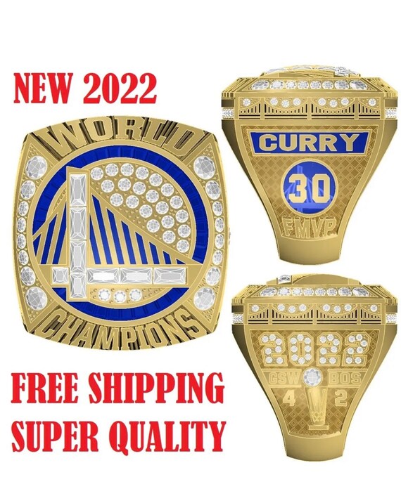 2022 Golden State Warriors Nba Champions Ring Fan Design Replica