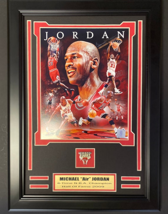 Michael Jordan Framed Licensed Photo Etsy