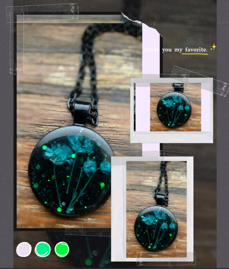 Gift for my wife Flower necklace for women Gift for her beautiful necklace.
