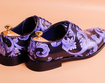 Coropuna Lila Black Leather Dress Shoes