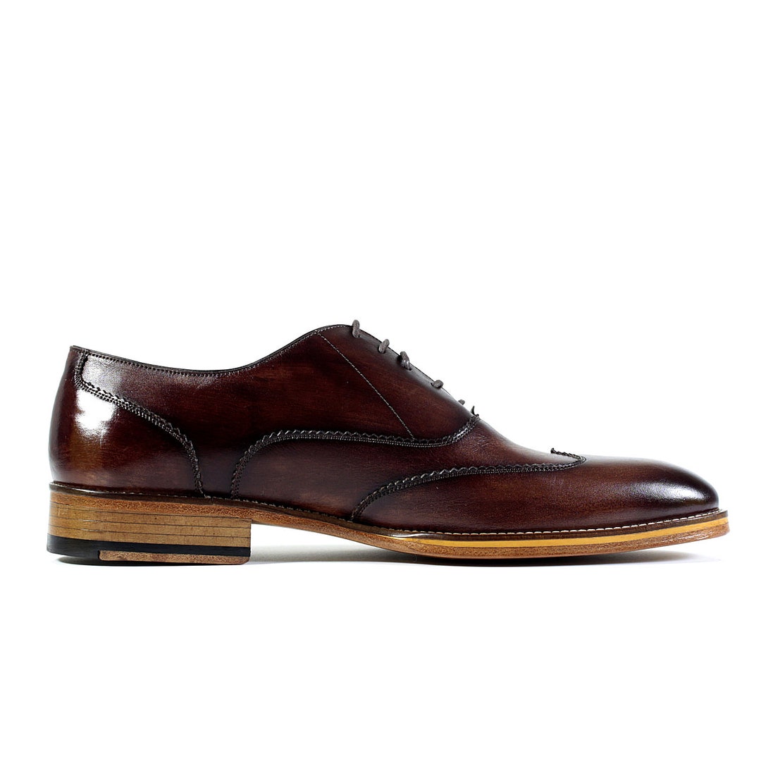 Gacco Reddish Tobacco Leather Dress Shoes