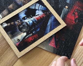 Puzzle dell'Espresso di Hogwarts, regalo a tema Harry Potter, labirinto in legno, regalo per fidanzato/a