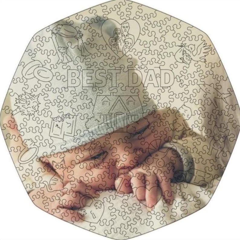 Puzzle personnalisé à partir d'une photo, cadeau personnalisé, puzzle en bois, formes uniques, cadeau d'anniversaire pour lui, elle, cadeau de mariage pour couple image 10