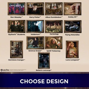 Rompecabezas de madera para adultos y niños Harry Potter Severus Snape™, regalo Potterhead, retrato de Voldemort, rompecabezas vintage coleccionable imagen 3