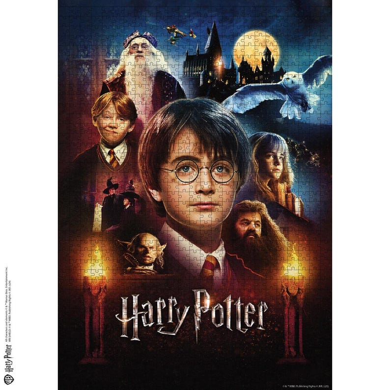 Potterer Harry Potter 1000 Piece Puzzle, Wooden Large Hogwarts Jigsaw, Unique ...
