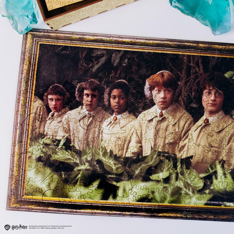 Rompecabezas de madera para adultos y niños Harry Potter Severus Snape™, regalo Potterhead, retrato de Voldemort, rompecabezas vintage coleccionable imagen 4