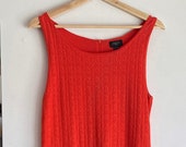 Deletta Orange Patterned Summer Dress