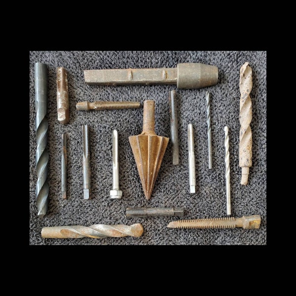 Antique Drill Bits Etsy