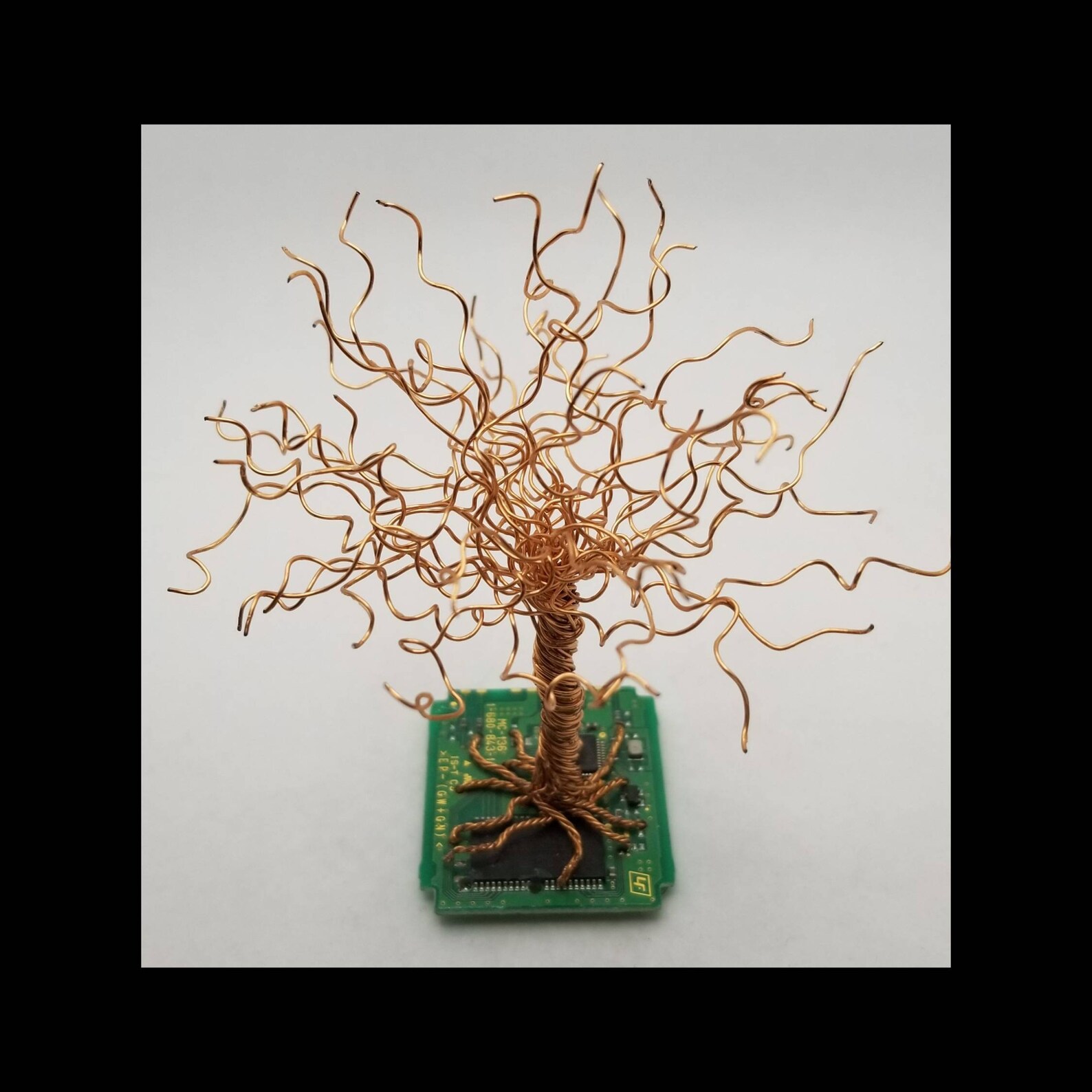 Mini Copper Wire Tree Sculpture Etsy