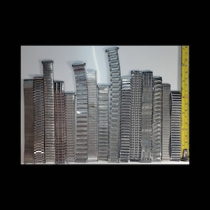 Lot of 15 Metal Broken Watch Bands, Recycled Pieces, Craft Supplies, Assemblage Materials, Etc.