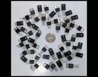 100+Transistors, Diodes, Computer Parts, Components, Pieces for Craft / Jewelry Making, Geek Jewelry Parts, Steampunk Supplies, Robot Parts