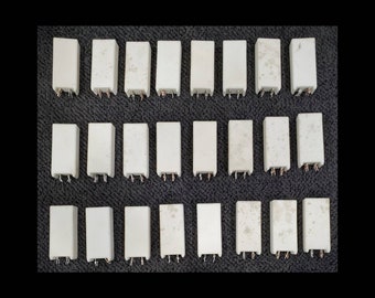 24 Wirewound Power Resistors, Computer Parts, Components, Pieces for Craft and Jewelry Making, Geek Jewelry Parts, Steampunk Supplies