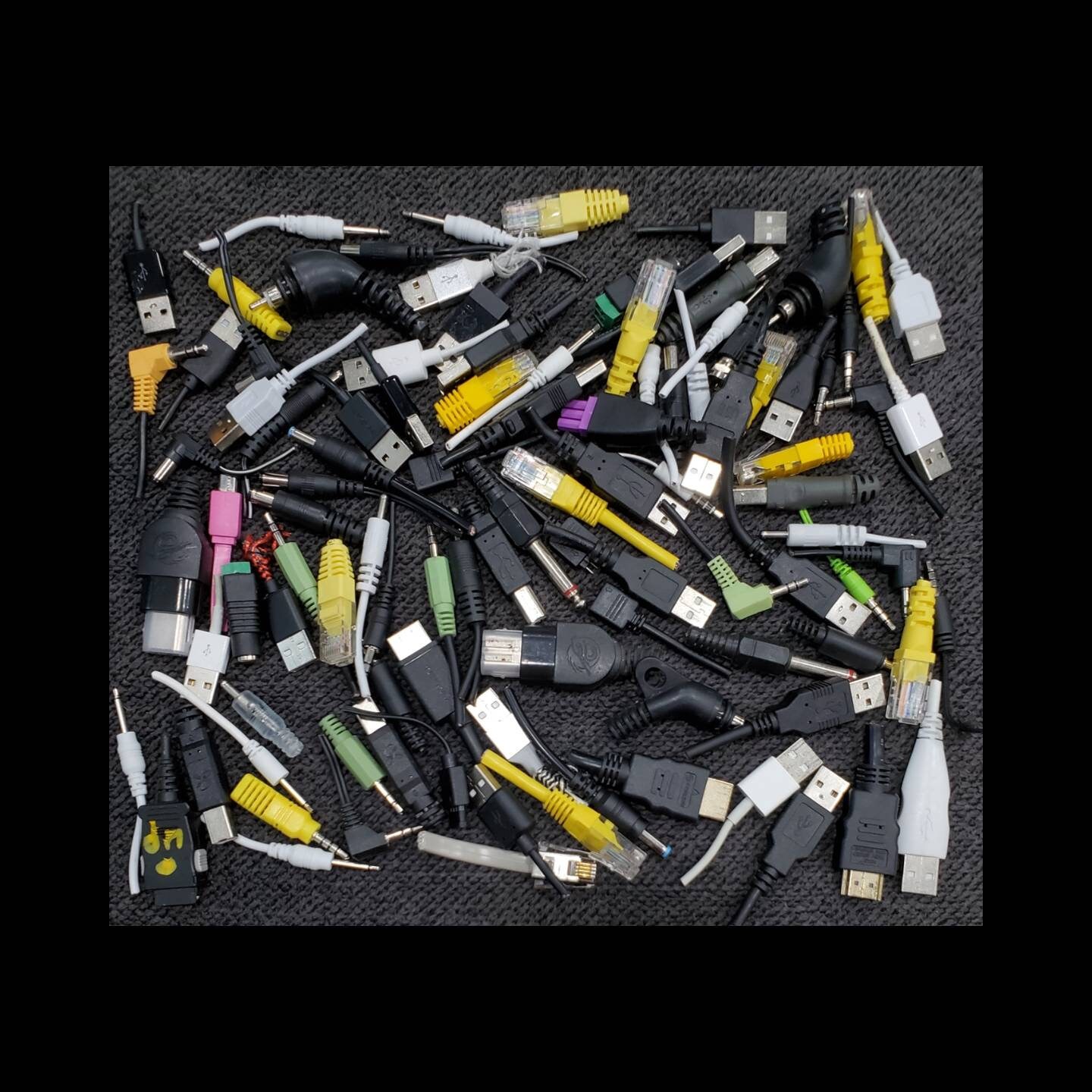 Mixed Lot of Scrap 100 Cords Ends. Craft Supplies Robot Etsy