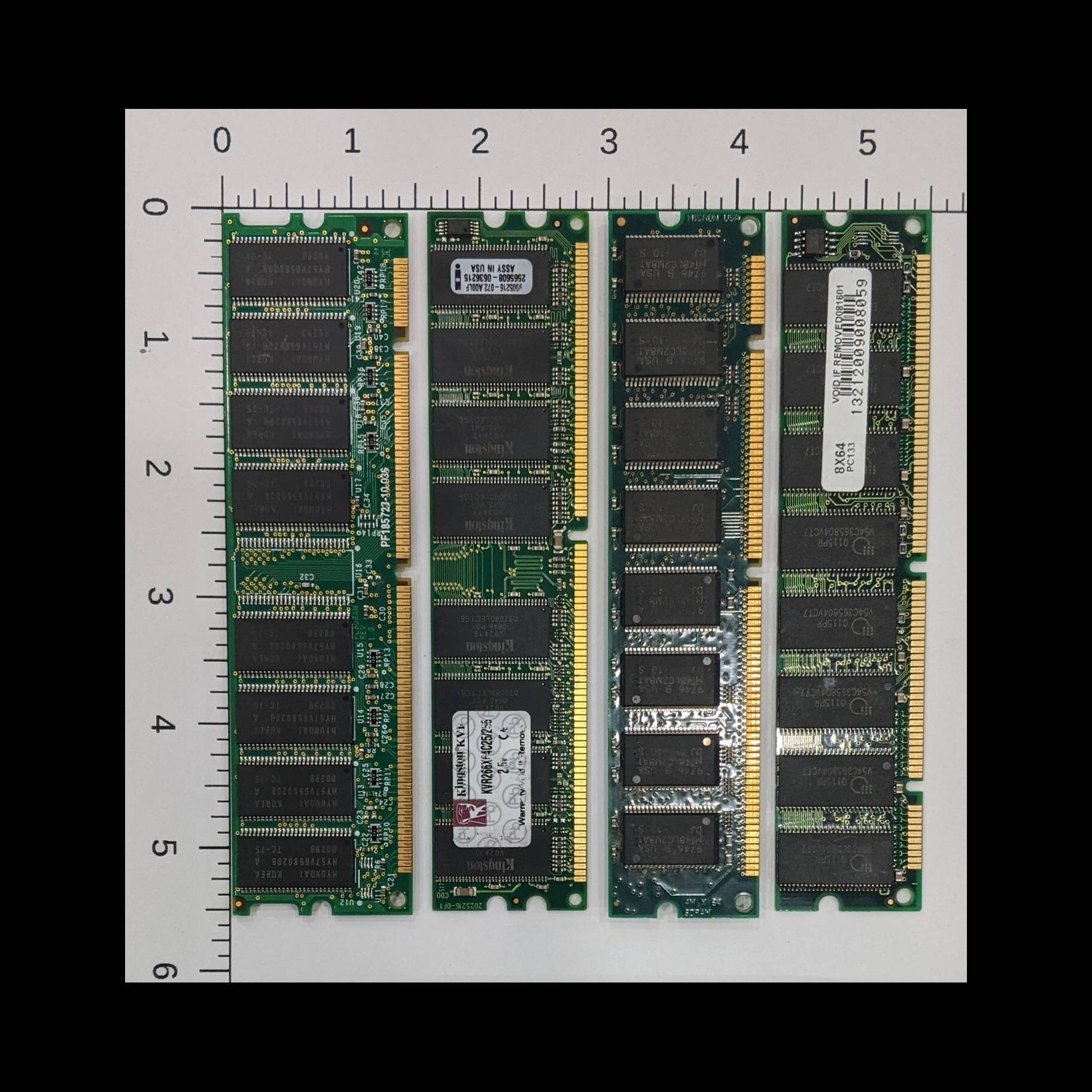 Computer Laptop Ram 10 Memory Sticks Random Access Memory Etsy