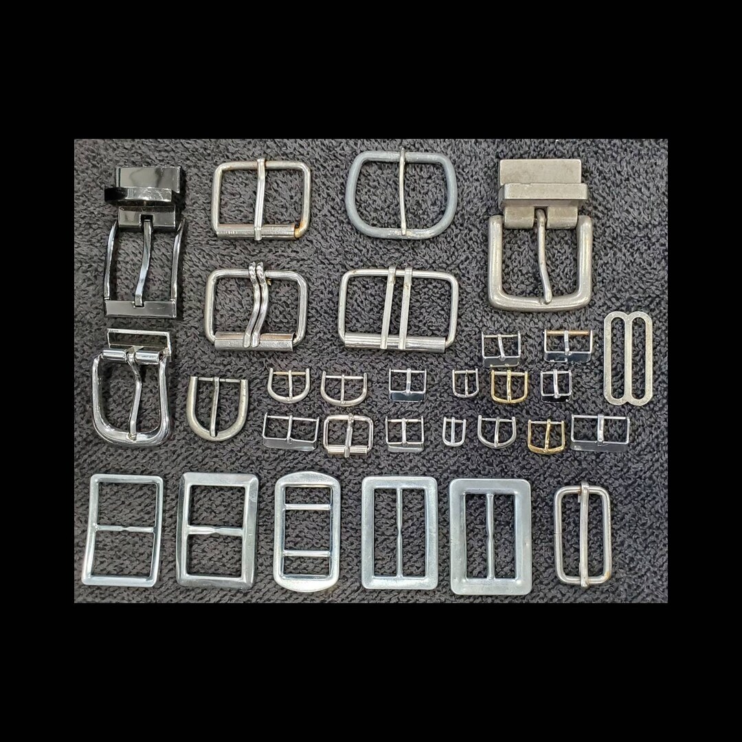 Mixed Lot of 30 Belt Buckle Clasps Metal Parts Craft Etsy