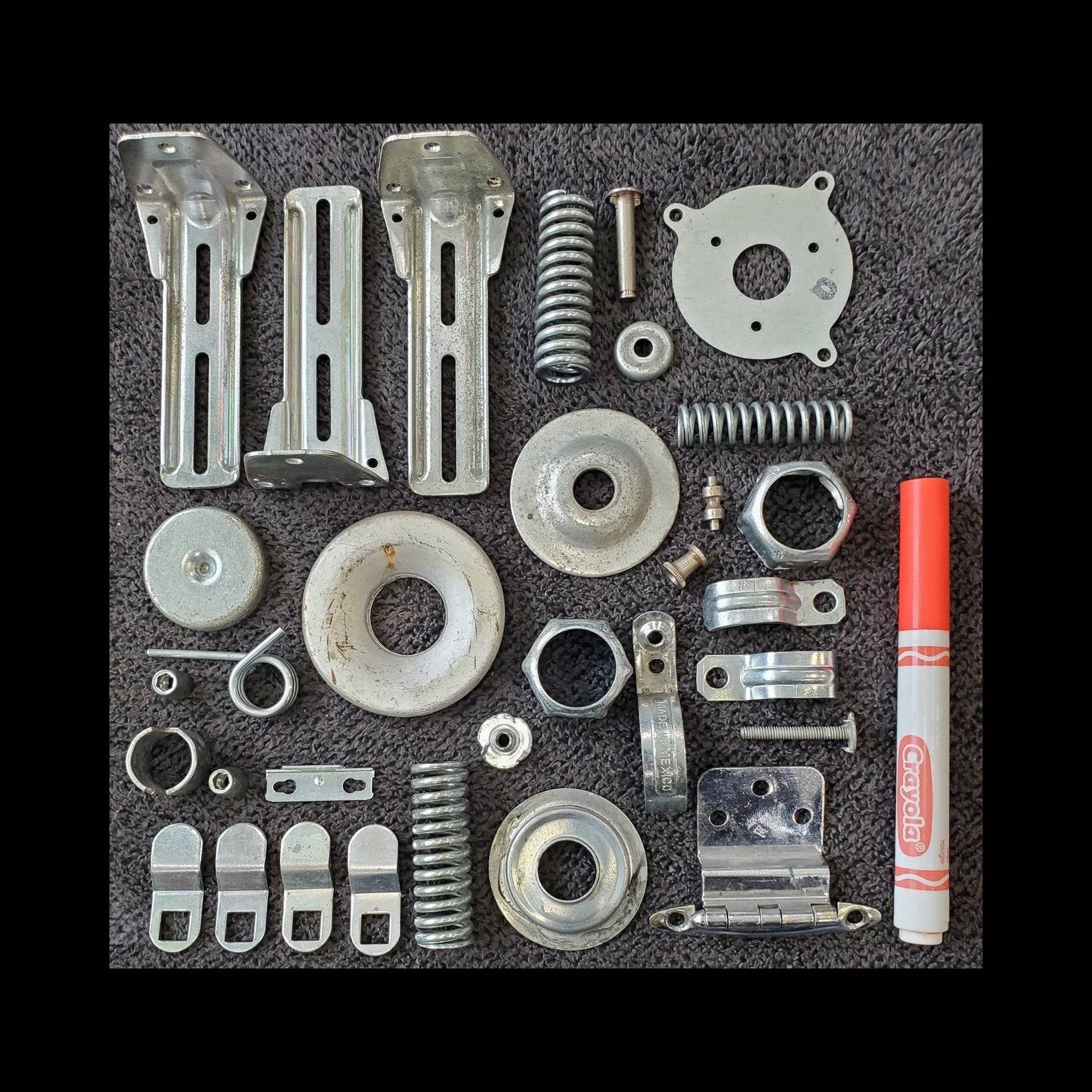 Random Metal Tools Mixed Lot of 30+ Random Metal Parts, Craft Supplies, Robot Parts ...