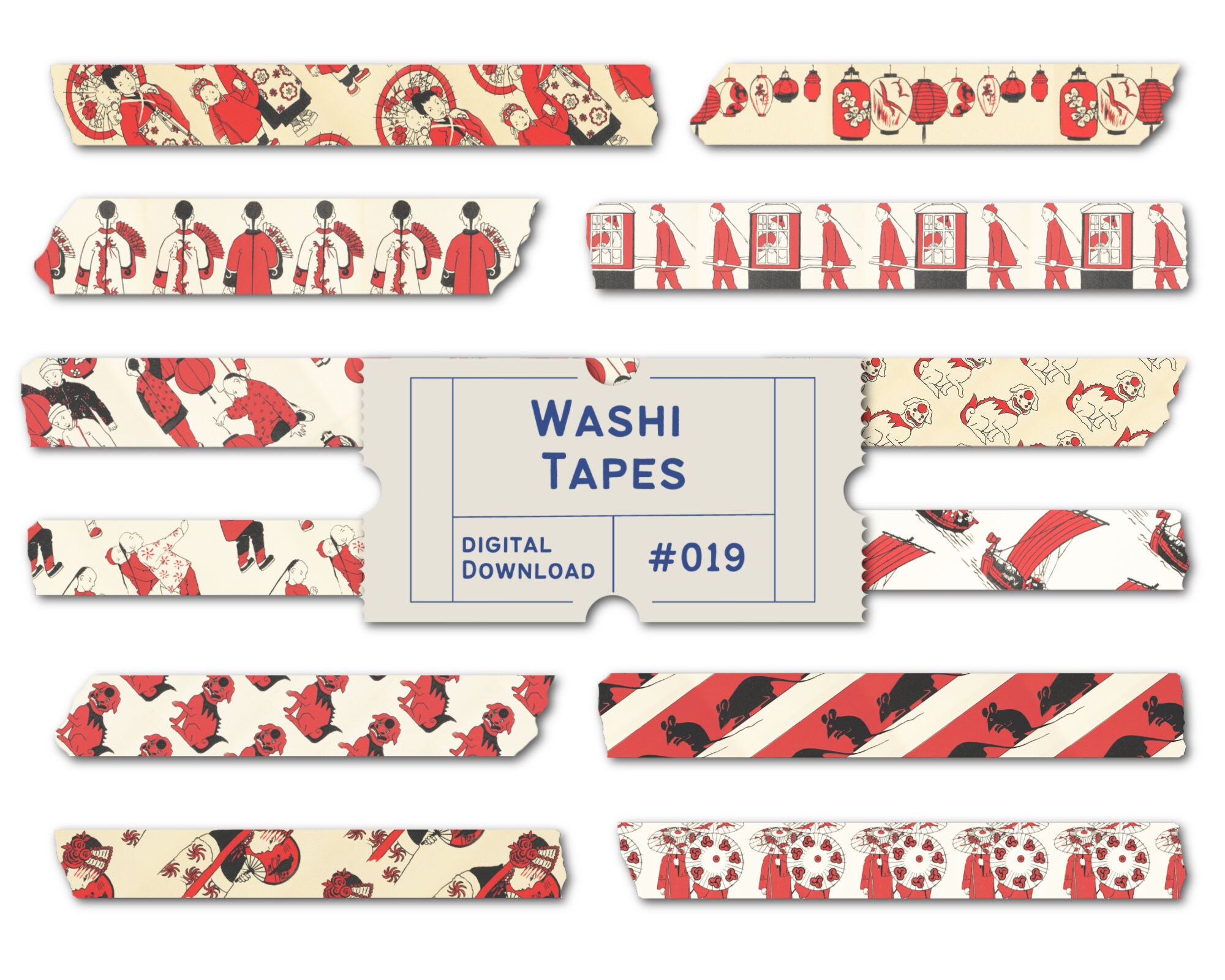 Asian Snacks | Washi Tape Asian Snacks | Washi Tape