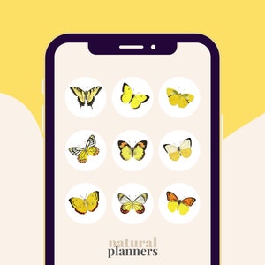 16 Butterfly Natural History Illustration Story Highlight Covers for Instagram, Ig Highlights, Beautiful Aesthetic Ig Feed, Highlight Icons