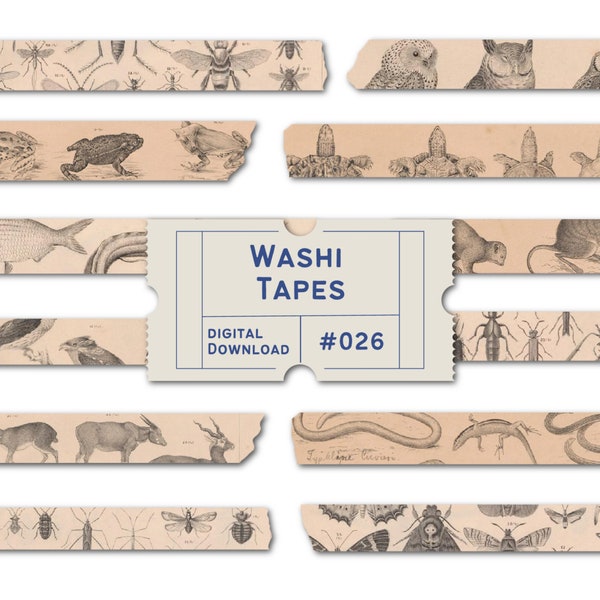 Dark Washi Tape Etsy