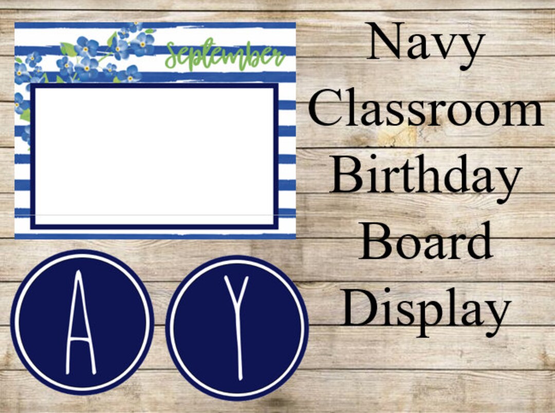 Class Birthday Display Classroom Birthday Bulletin Board Birthday Chart ...