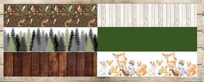 Forest Classroom Borders Printable Bulletin Board Border Woodland Class ...