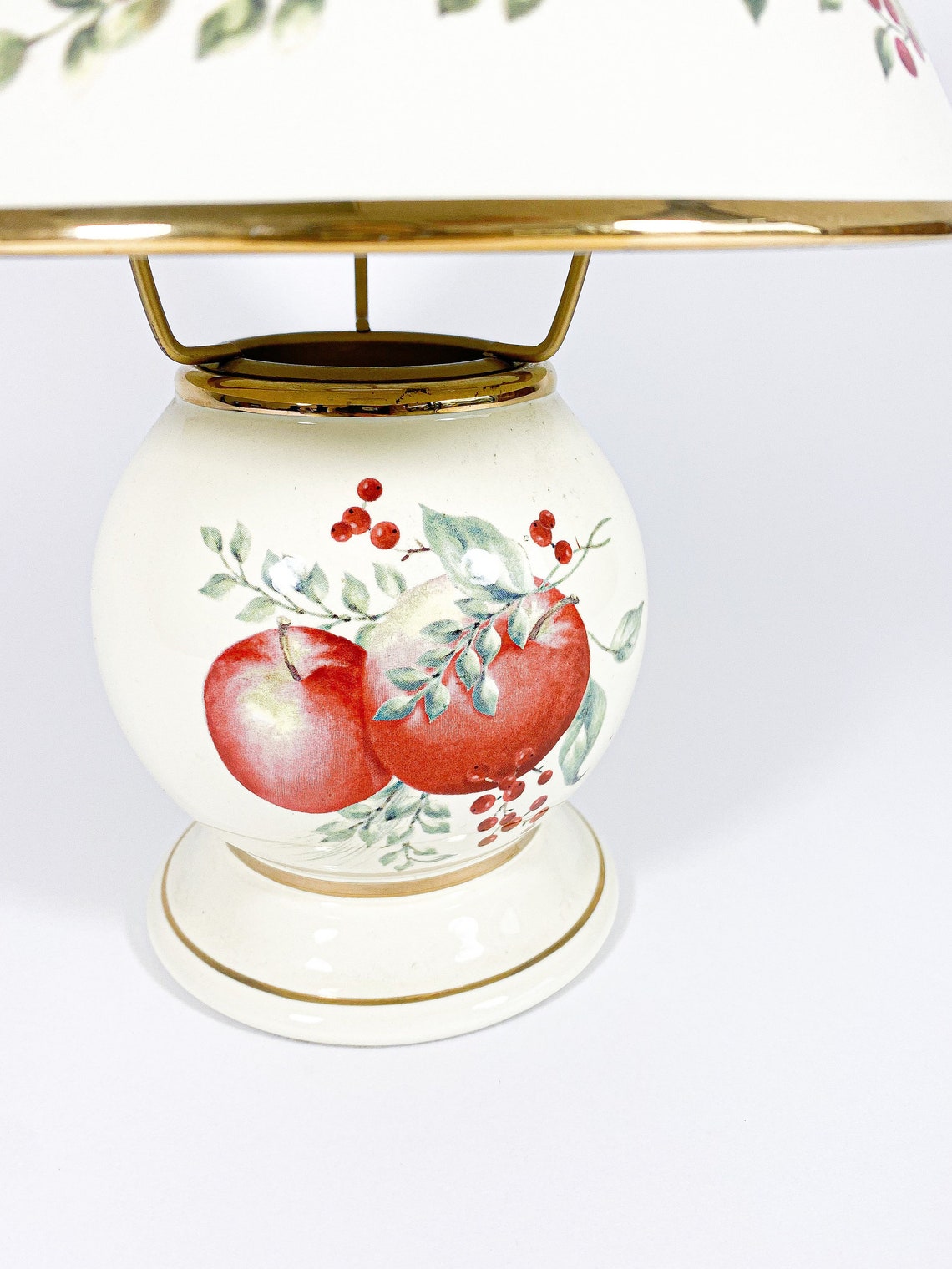 Tea Light Lamp Lenox Vintage Lamp Ceramic Christmas Lamp Etsy