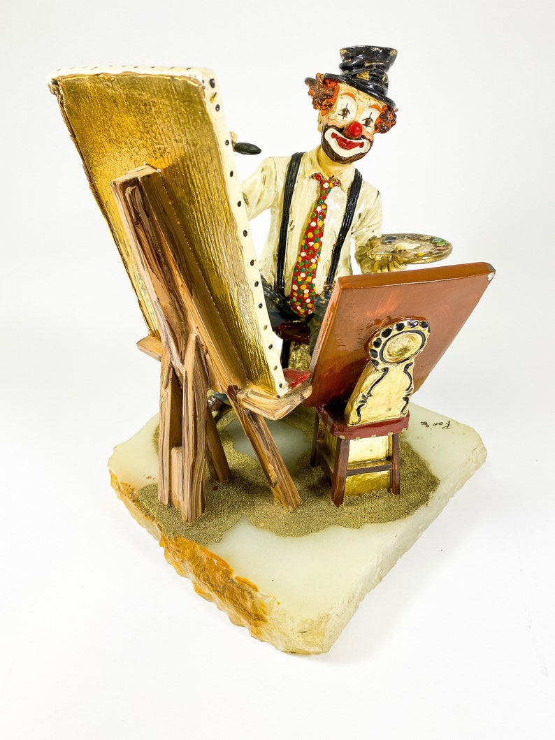 Ron Lee Collectible Clown Sculpture Signed Large Art Piece Etsy