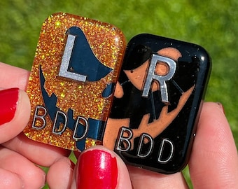 Custom Spooky Glitter Jack O'Lantern Xray Markers: Personalized Xray Tech Gift