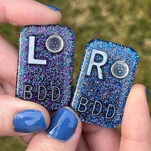 BB Xray Markers, Glitter, Rectangle, Variety of Colors, BB Positional Indicator