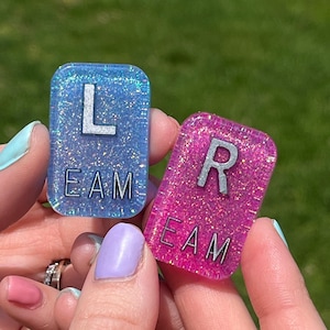 Rectangle Xray Markers, Glitter, Variety of Colors, 2-3 Initials