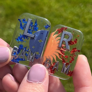 Sun and Moon Xray Markers, 2-3 initials, Xray tech gift