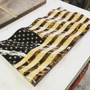 DIGITAL PLANS: Fisher's Waving American Flag