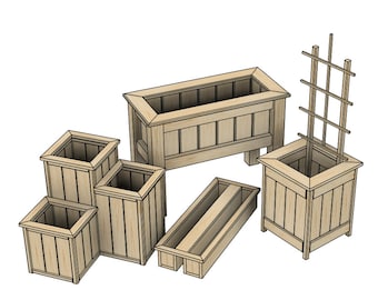 DIGITAL PLANS: Fisher's Planters
