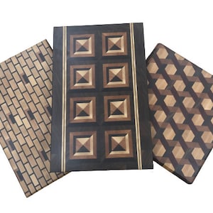 DIGITAL PLANS: 3D End Grain Cutting Boards