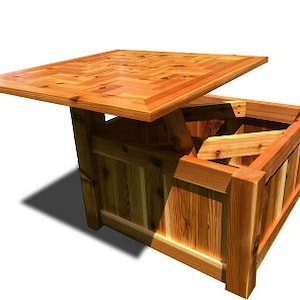 Tiara lift top cross legs coffee table discount