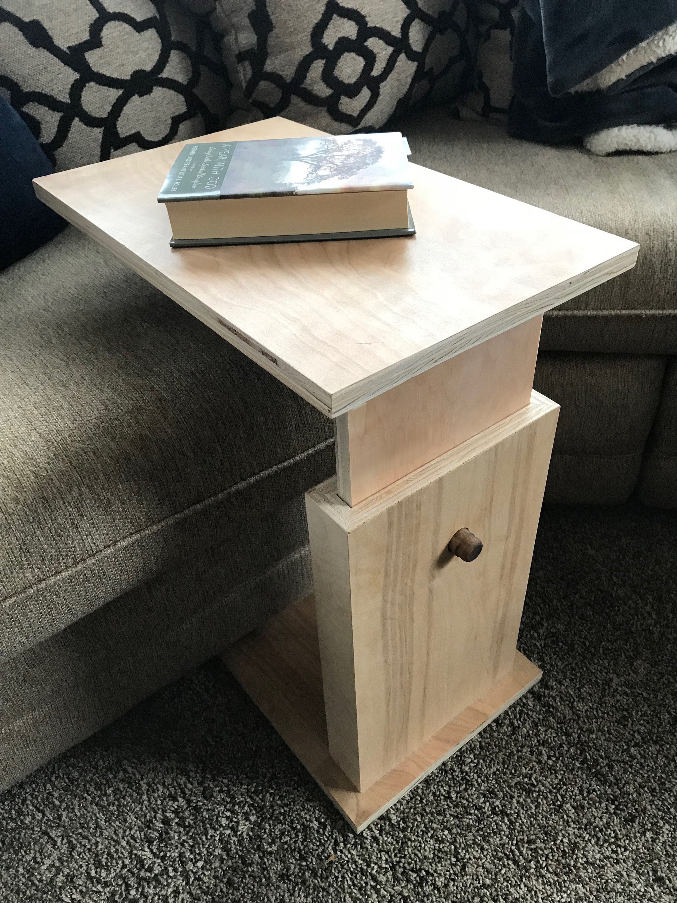 DIY sofa couch / slide in coffee table